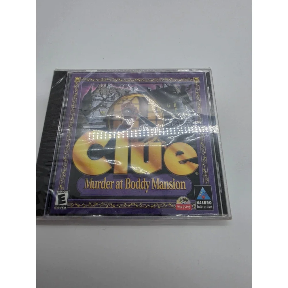 Clue Murder at Boddy Mansion PC Game Windows 95 98 Hasbro Sealed Toys R Us Tag
